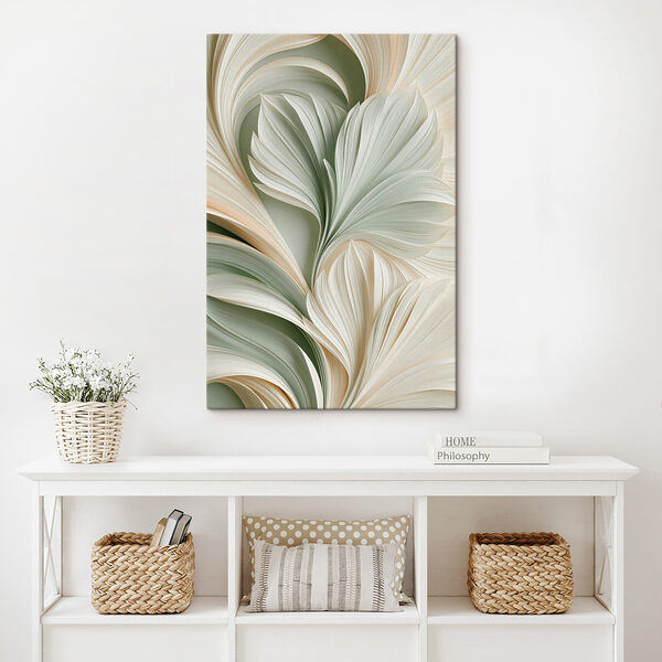 Elegant swirls of gentle hues
