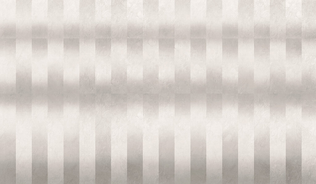 White and grey striped wall