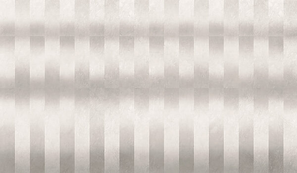 White and grey striped wall