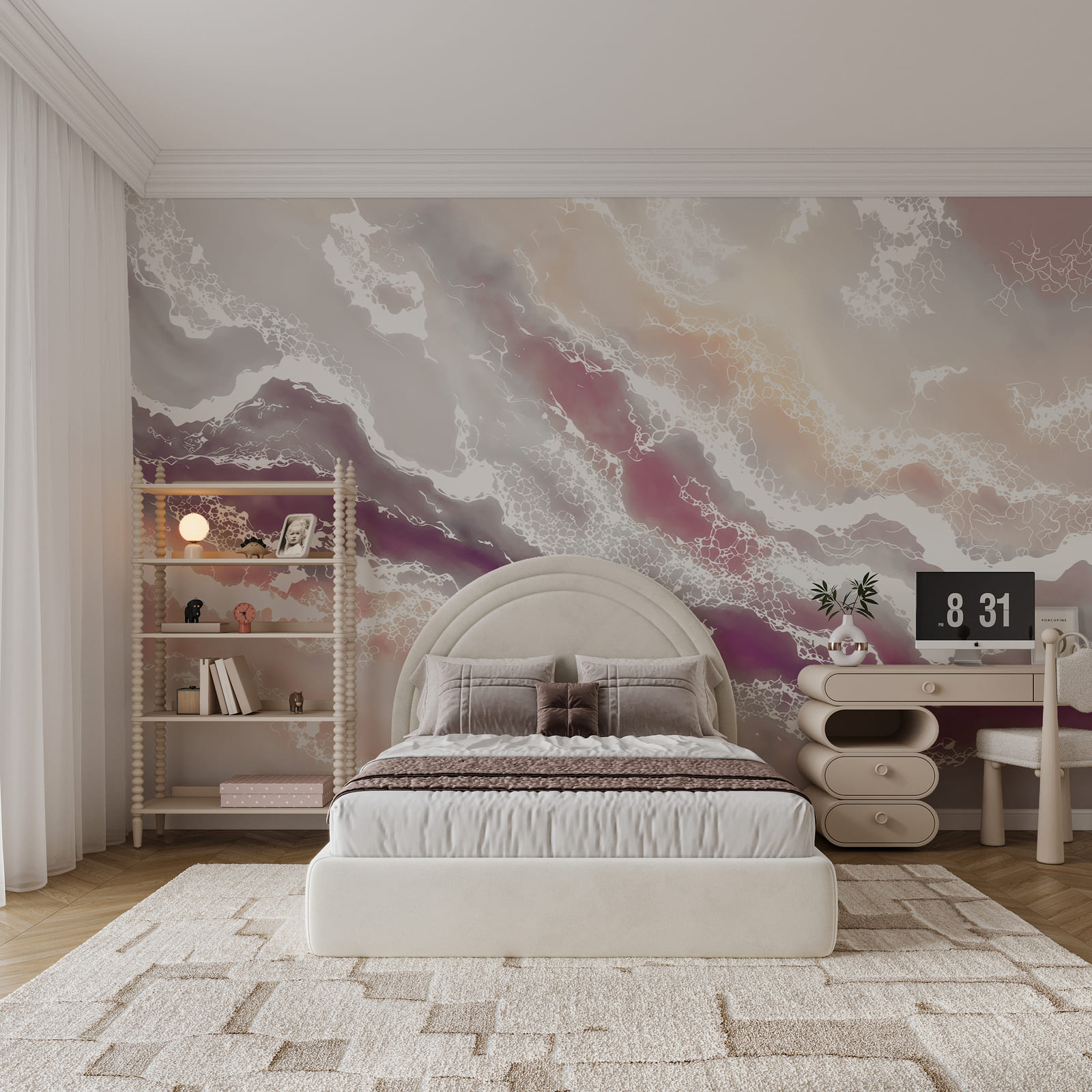 Ondas fluidas de colores suaves Ondas fluidas de colores suaves
