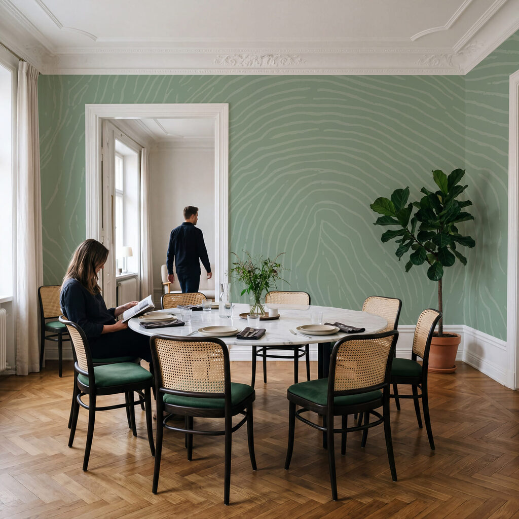Diseño en verde y blanco Diseño en verde y blanco