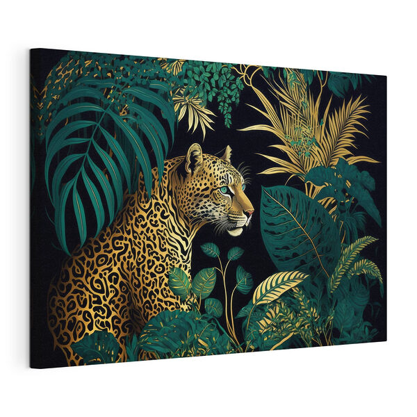 Cuadros Un leopardo en la selva (SKU: s33932) Cuadros Cuadros Un leopardo en la selva (SKU: s33932)