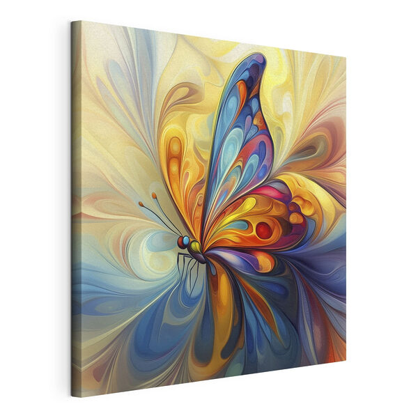Mariposa de colores con un diseño en espiral Cuadros Mariposa de colores con un diseño en espiral