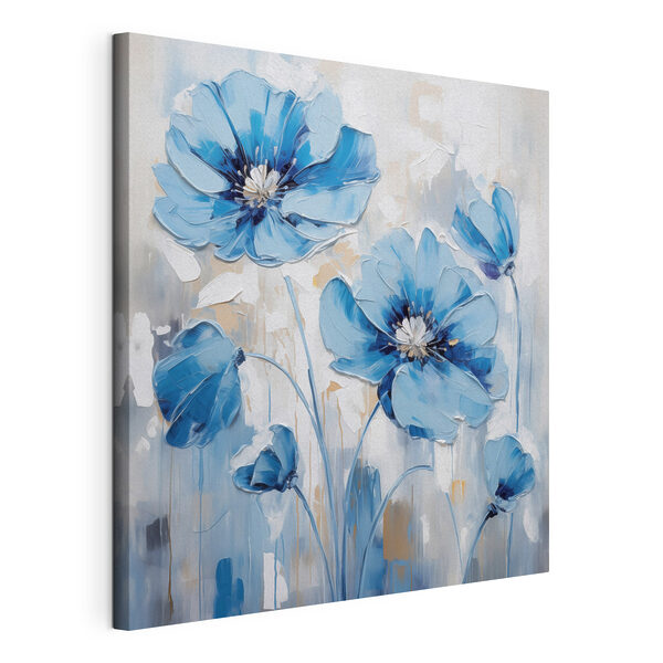 Cuadros Cuadro de flores azules (SKU: s41597) Cuadros Cuadros Cuadro de flores azules (SKU: s41597)
