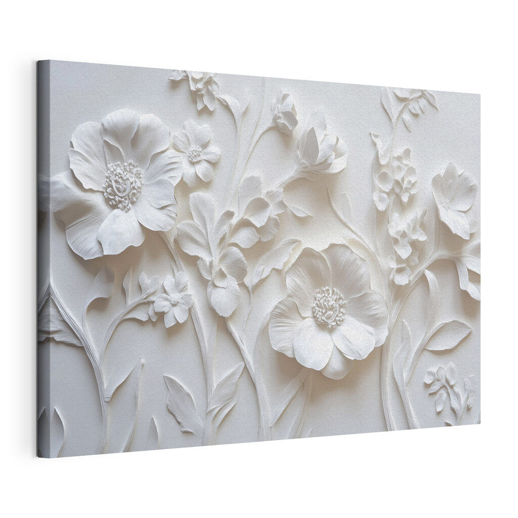 Elegant floral design in white hues Elegant floral design in white hues