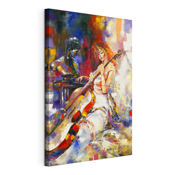 Cuadros Una mujer tocando el violonchelo (SKU: s16795) Cuadros Cuadros Una mujer tocando el violonchelo (SKU: s16795)