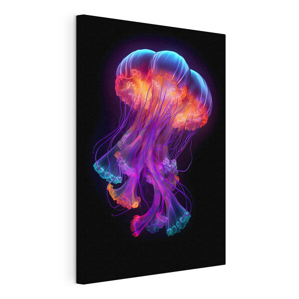 Cuadros Una medusa de colores con muchos tentáculos (SKU: s35363) Cuadros Cuadros Una medusa de colores con muchos tentáculos (SKU: s35363)