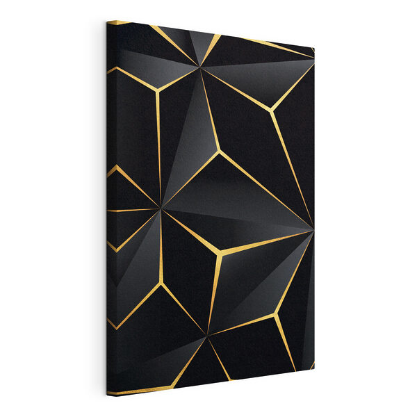 Cuadros Elegante diseño geométrico en negro con detalles decorativos (SKU: s35865) Cuadros Cuadros Elegante diseño geométrico en negro con detalles decorativos (SKU: s35865)