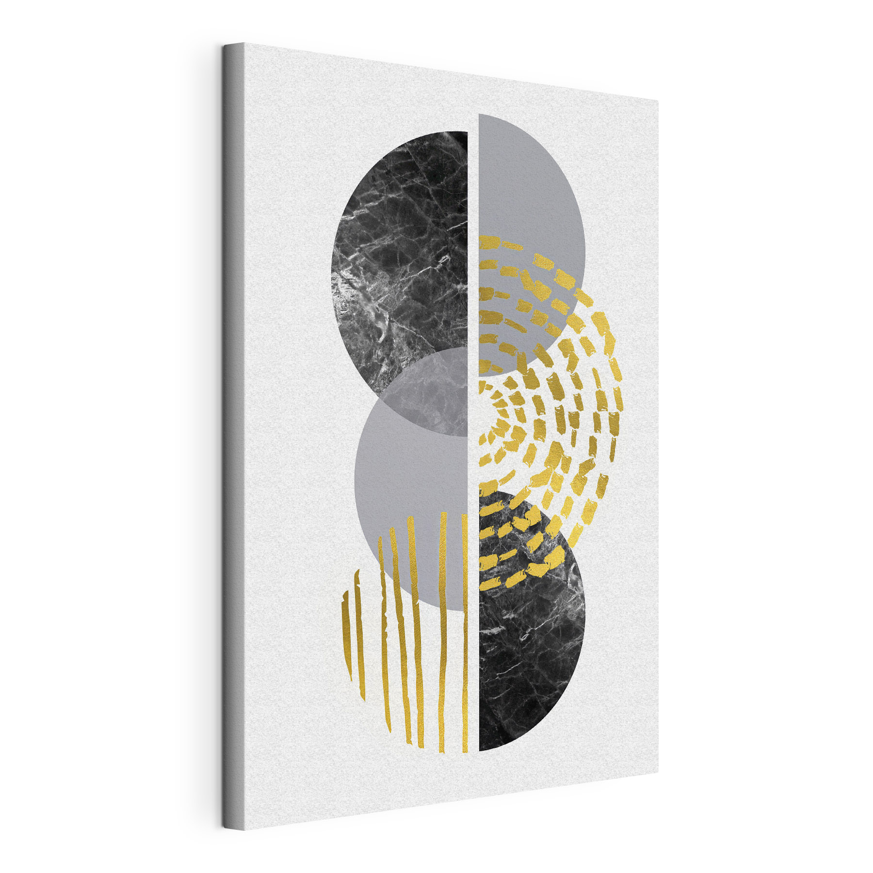 Abstract marble and metallic textures
