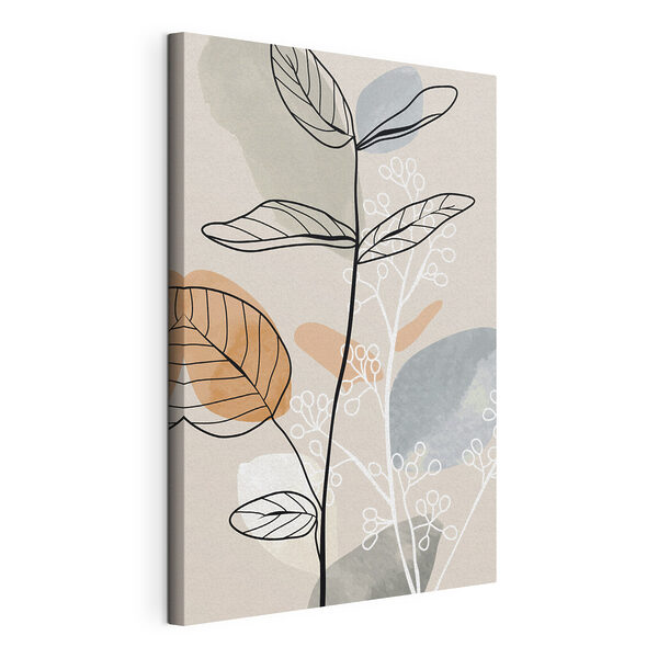 Cuadros Un dibujo de una planta