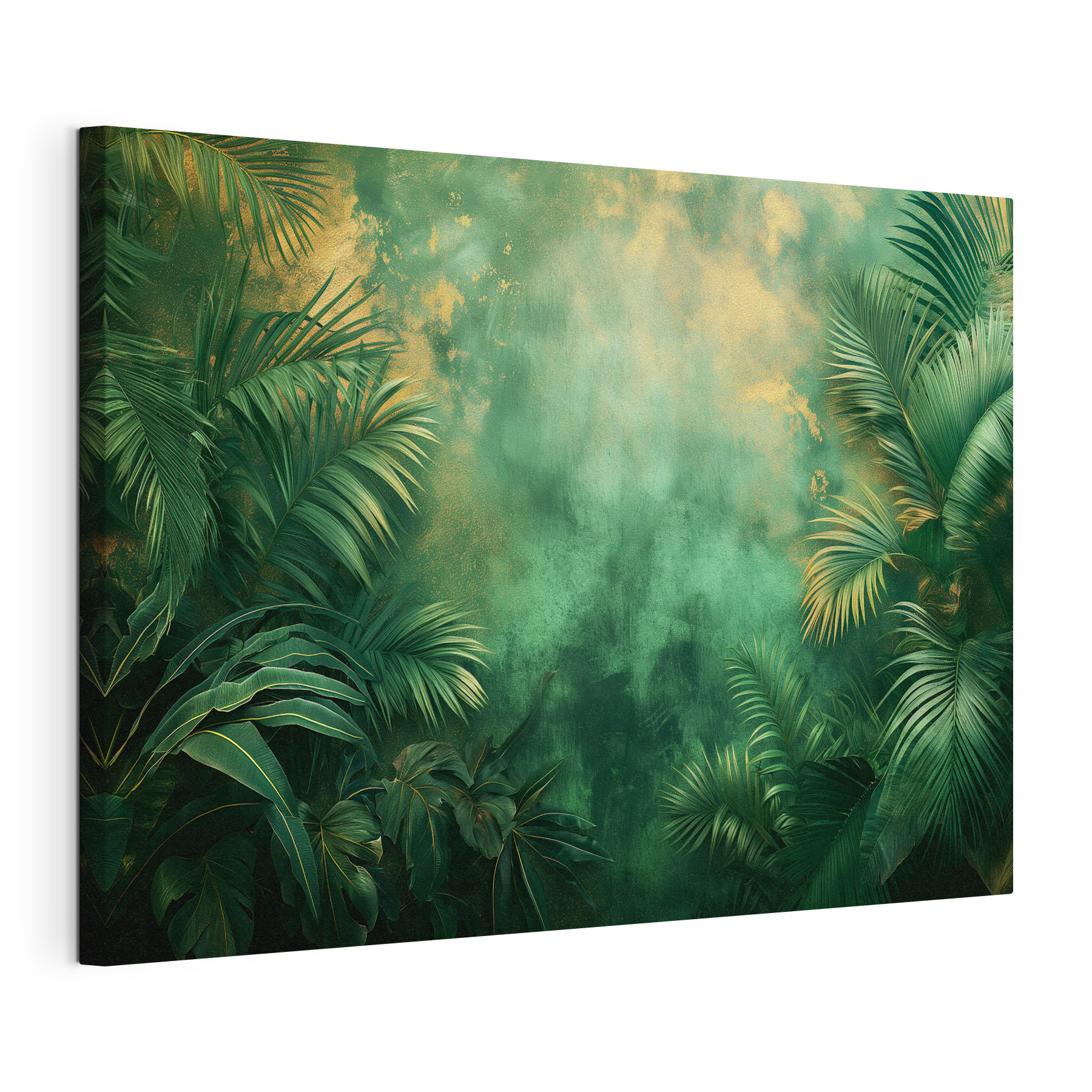 Mystic jungle shimmering at dawn Mystic jungle shimmering at dawn
