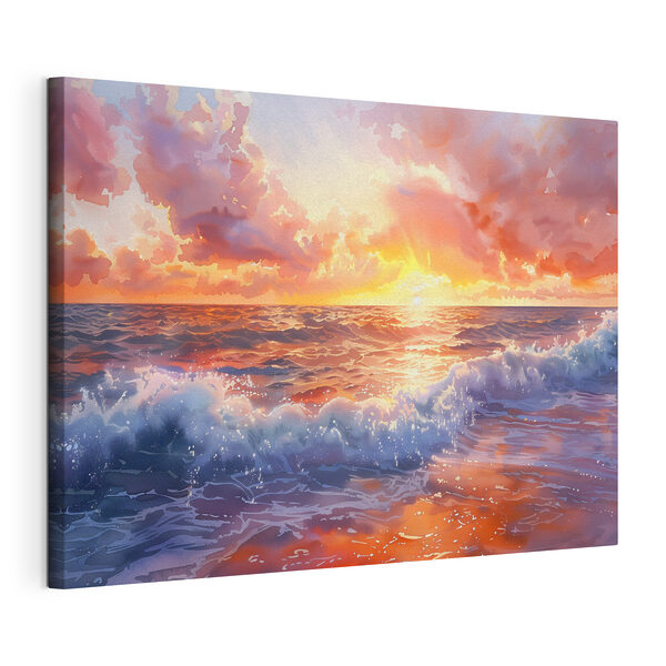 Cuadros Una puesta de sol sobre el mar (SKU: s38476) Cuadros Cuadros Una puesta de sol sobre el mar (SKU: s38476)