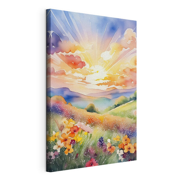 Cuadros Un cuadro que representa un campo de flores (SKU: s38842) Cuadros Cuadros Un cuadro que representa un campo de flores (SKU: s38842)
