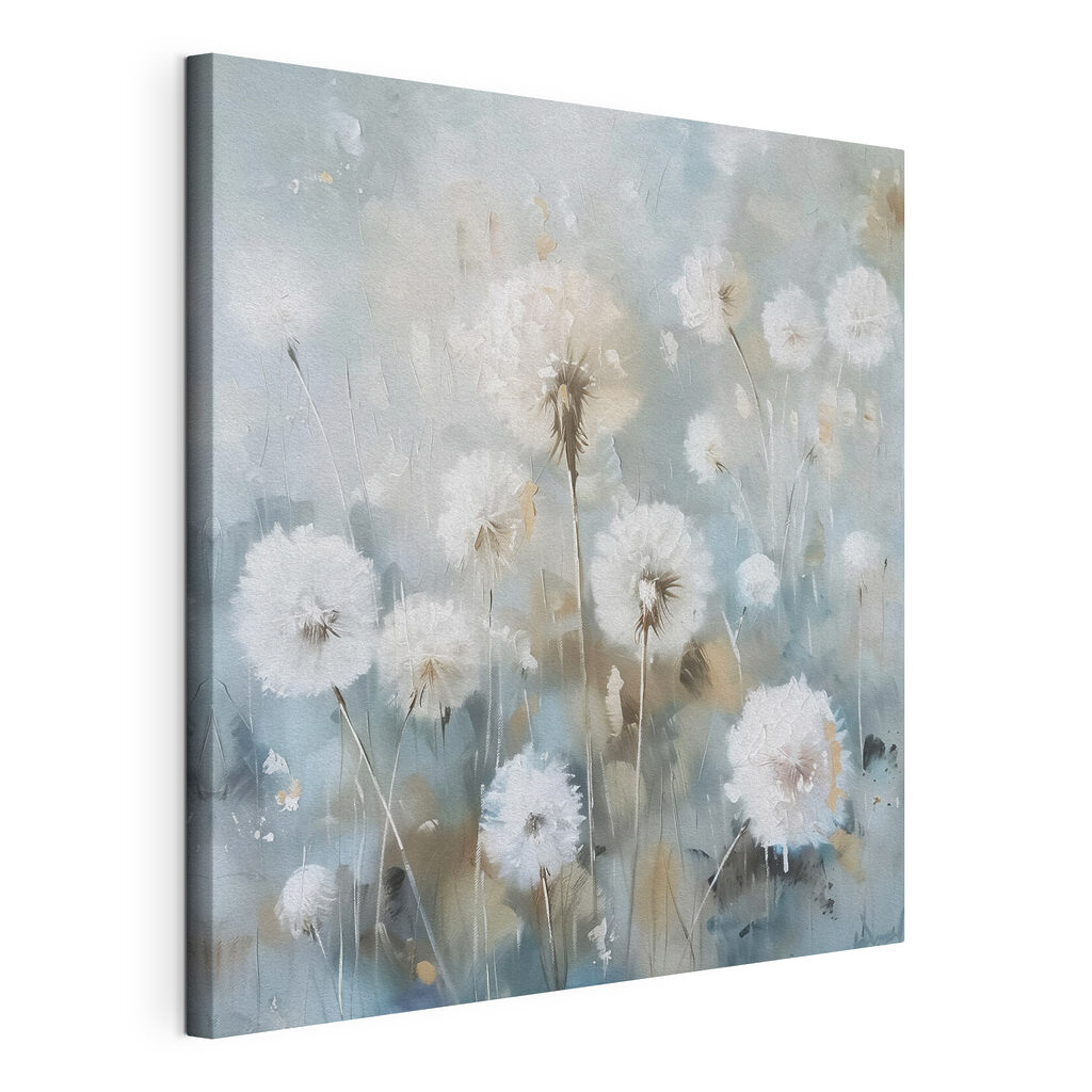 A painting of dandelions A painting of dandelions