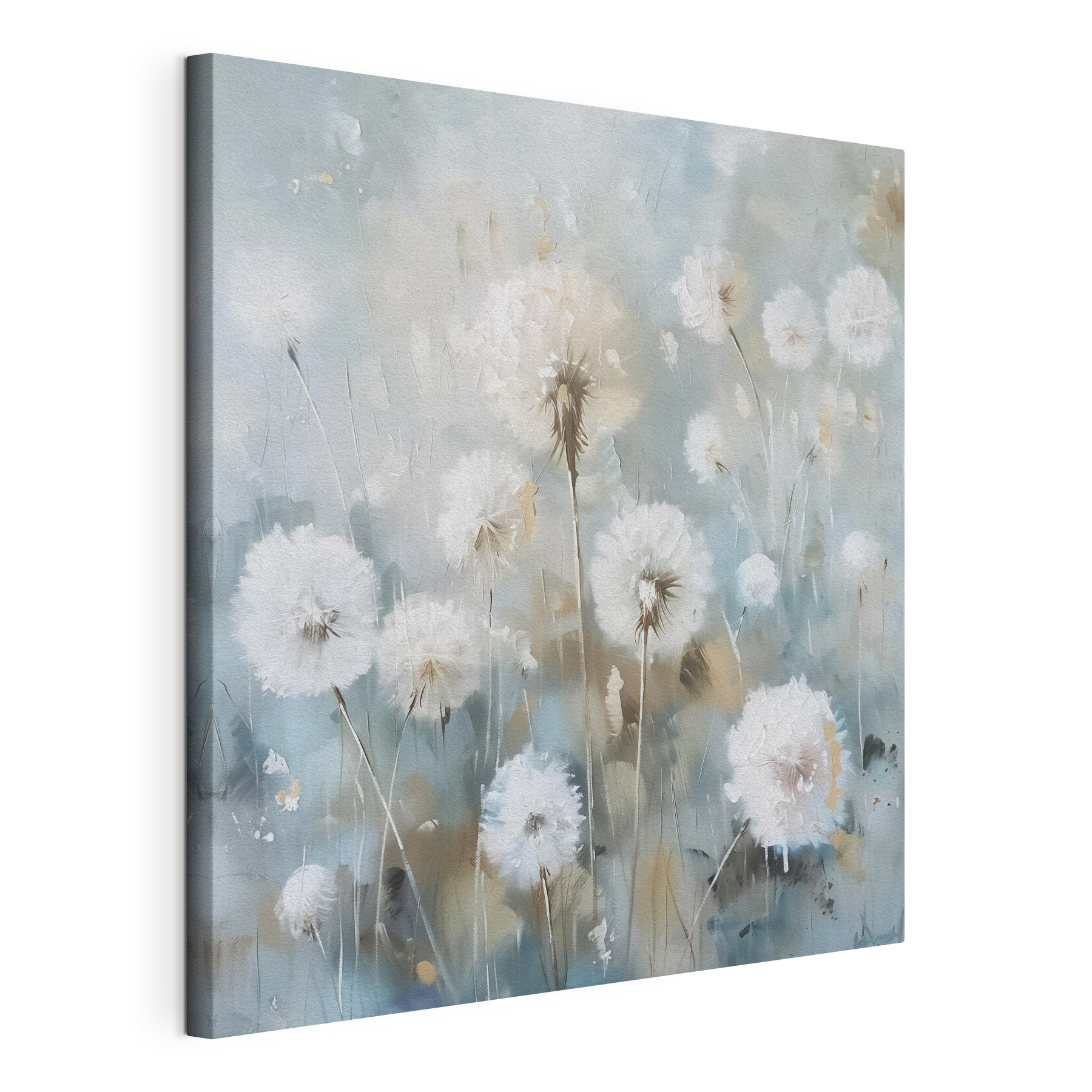 A painting of dandelions A painting of dandelions
