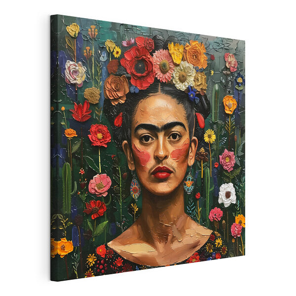 Cuadros Una mujer con flores en el pelo (SKU: s39035) Cuadros Cuadros Una mujer con flores en el pelo (SKU: s39035)