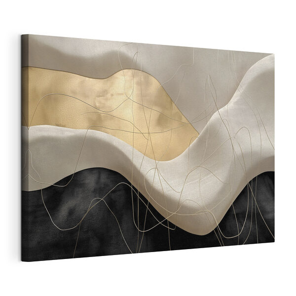 Cuadros Olas y líneas abstractas que se entrelazan (SKU: s39053) Cuadros Cuadros Olas y líneas abstractas que se entrelazan (SKU: s39053)