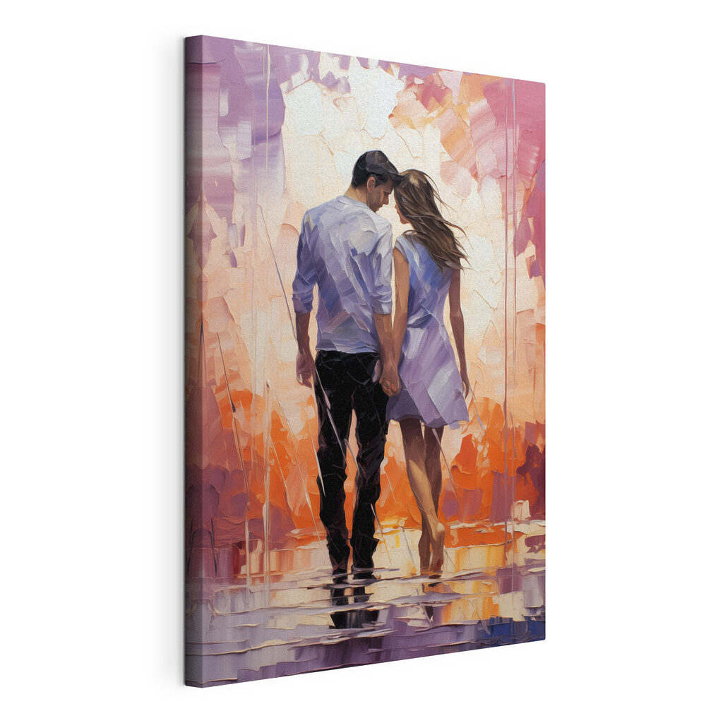 A man and woman holding hands A man and woman holding hands