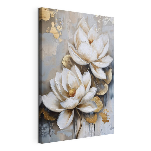 Cuadros Un cuadro de flores sobre fondo gris (SKU: s39353) Cuadros Cuadros Un cuadro de flores sobre fondo gris (SKU: s39353)