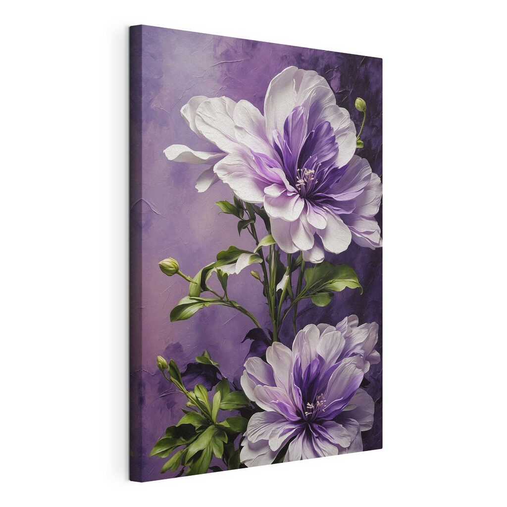 Elegant blossoms in soft purple hues Elegant blossoms in soft purple hues