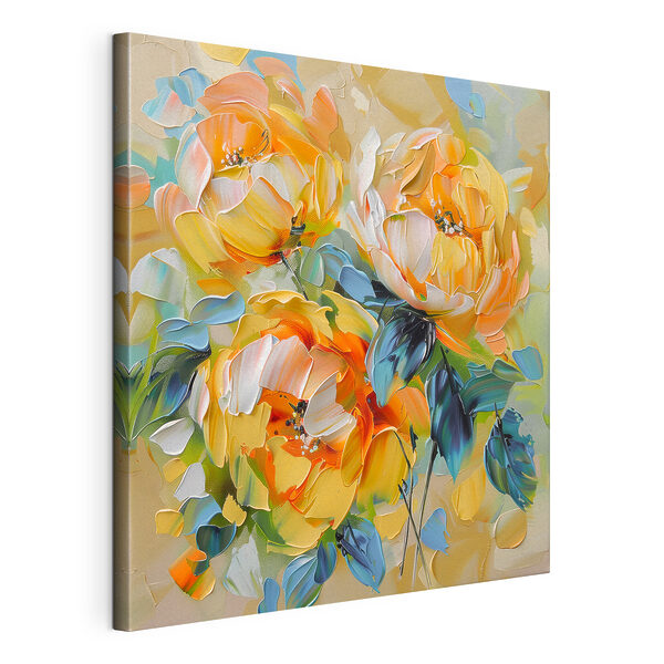 Cuadro de flores sobre lienzo Cuadros Cuadro de flores sobre lienzo