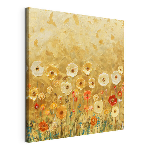 Cuadros Pintura de flores en una pared (SKU: s39464) Cuadros Cuadros Pintura de flores en una pared (SKU: s39464)