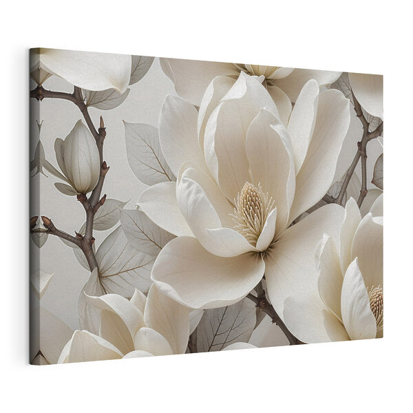 Cuadros Cuadros Delikadas flores en tonos suaves (SKU: s39527)