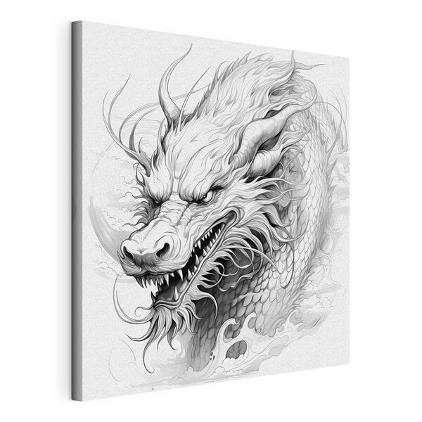 Cuadros Dibujo de un dragón
