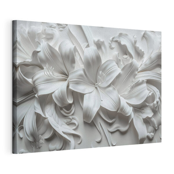 Cuadros Flor blanca sobre una superficie blanca (SKU: s39654) Cuadros Cuadros Flor blanca sobre una superficie blanca (SKU: s39654)