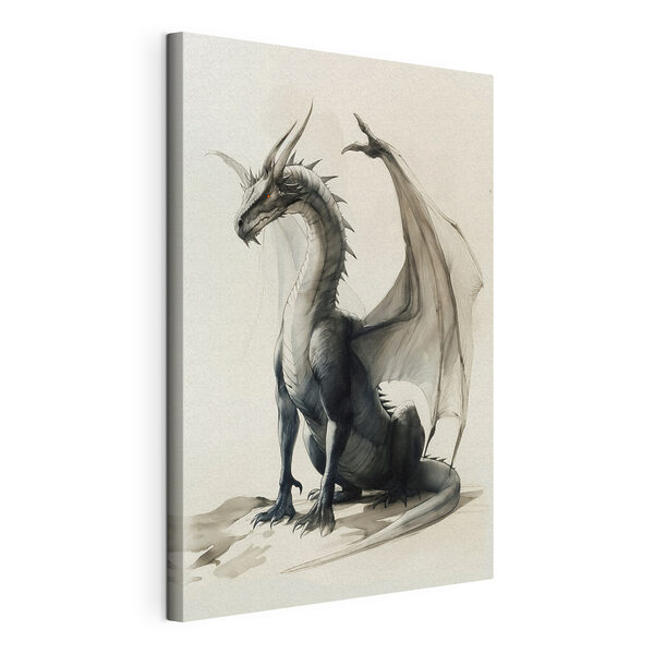 Cuadros Dibujo de un dragón