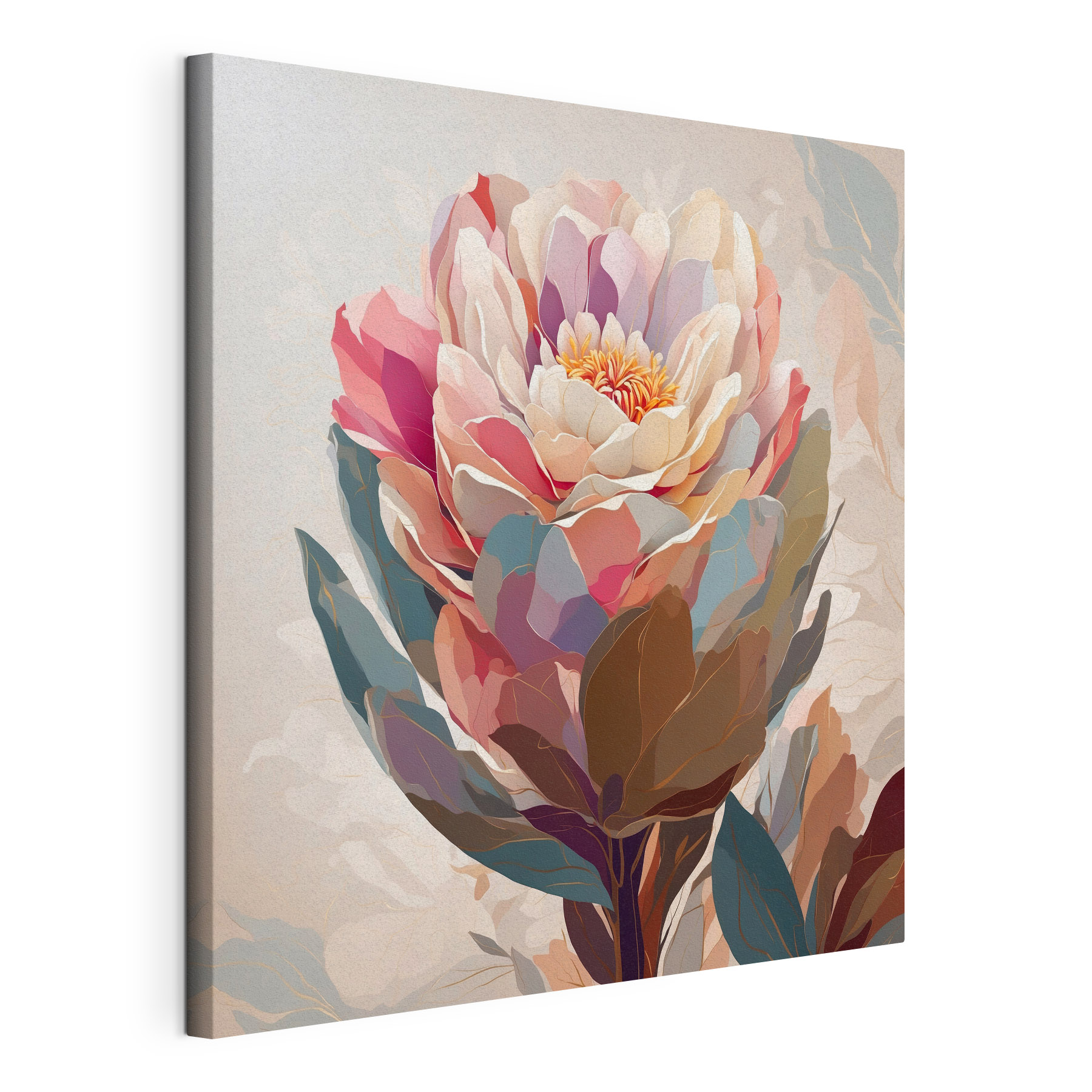 Elegant flower in soft pastel tones Elegant flower in soft pastel tones