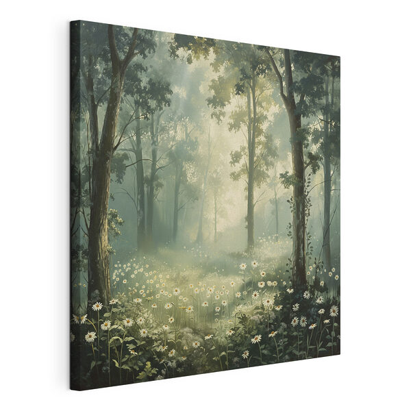 Cuadros Bosque con flores y árboles (SKU: s40228) Cuadros Cuadros Bosque con flores y árboles (SKU: s40228)