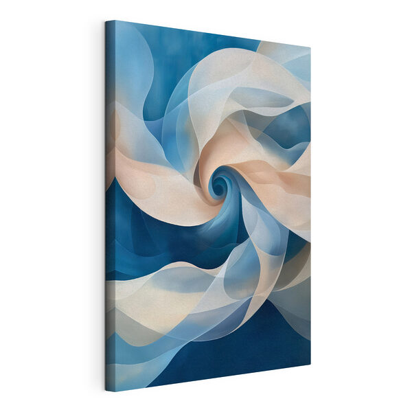 Cuadros Diseño azul y blanco en espiral (SKU: s40249) Cuadros Cuadros Diseño azul y blanco en espiral (SKU: s40249)