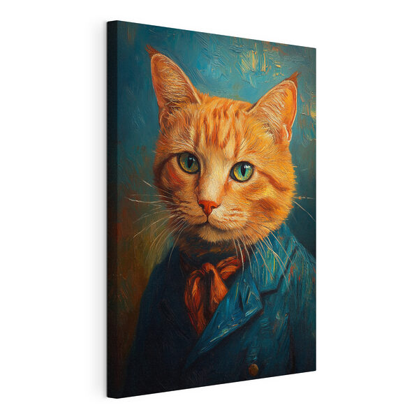 Un gato con traje Cuadros Un gato con traje