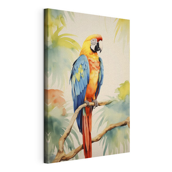 Pájaro de colores en una rama Cuadros Pájaro de colores en una rama