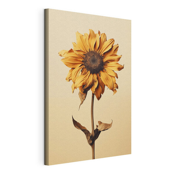 Cuadros Girasol con el centro marrón (SKU: s40882) Cuadros Cuadros Girasol con el centro marrón (SKU: s40882)