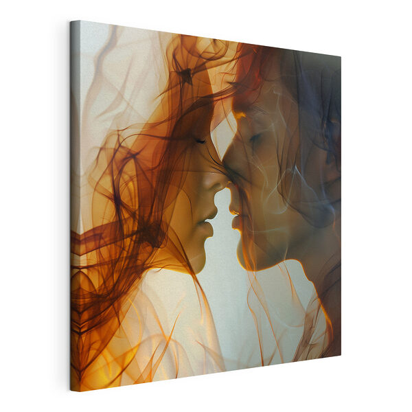 Cuadros Un hombre y una mujer con humo (SKU: s40894) Cuadros Cuadros Un hombre y una mujer con humo (SKU: s40894)