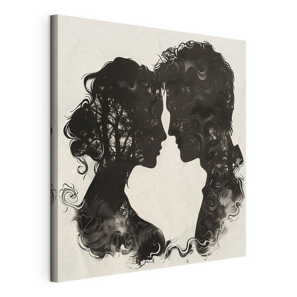 Cuadros Un hombre y una mujer cara a cara (SKU: s40939) Cuadros Cuadros Un hombre y una mujer cara a cara (SKU: s40939)