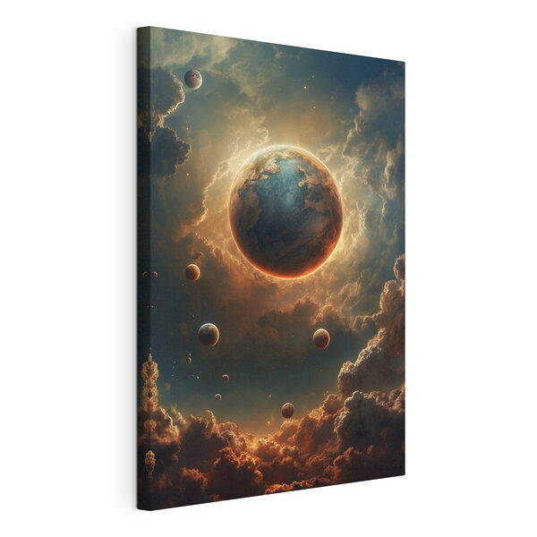 Cuadros Un planeta en el cielo (SKU: s41034) Cuadros Cuadros Un planeta en el cielo (SKU: s41034)