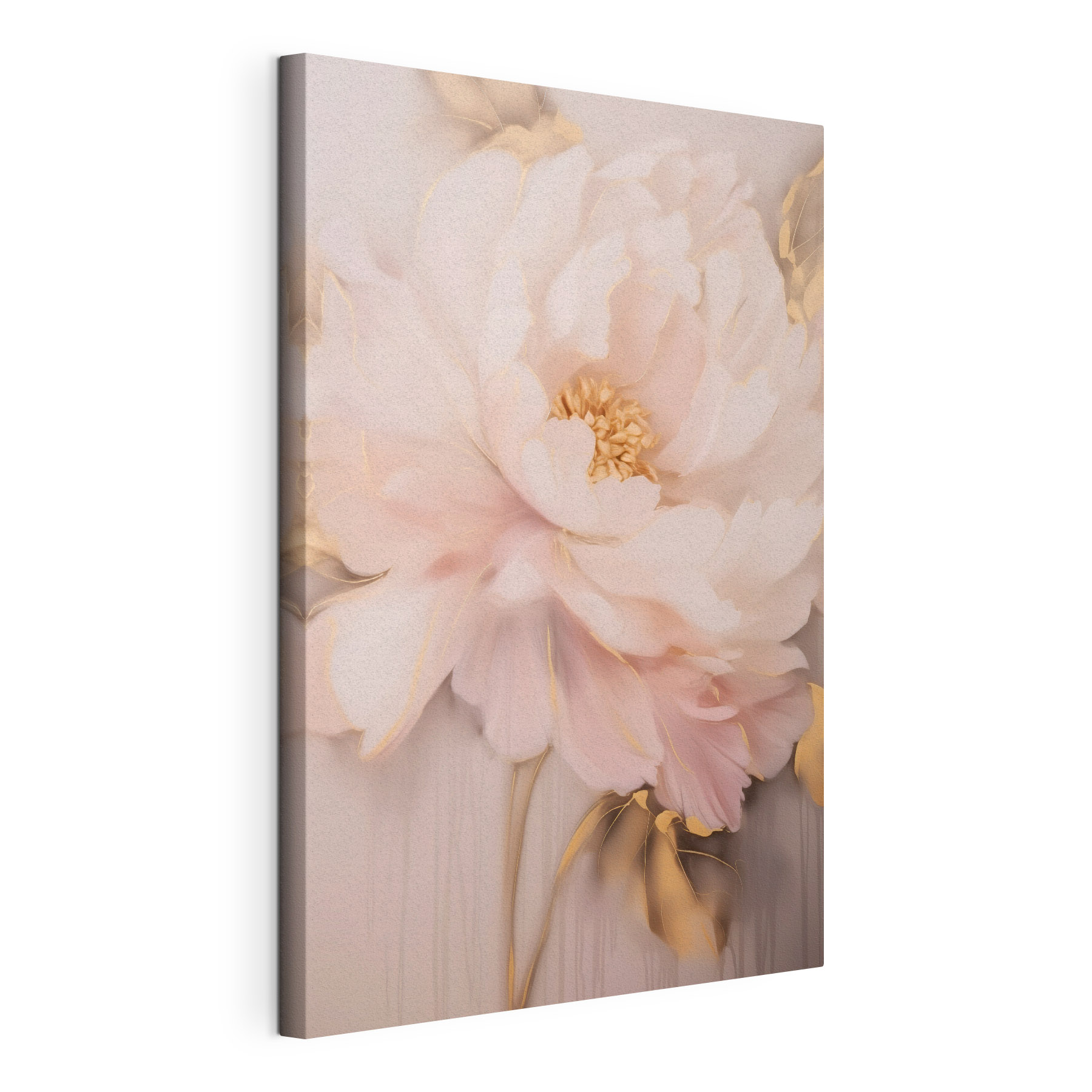 Delicate flower in soft pastel tones