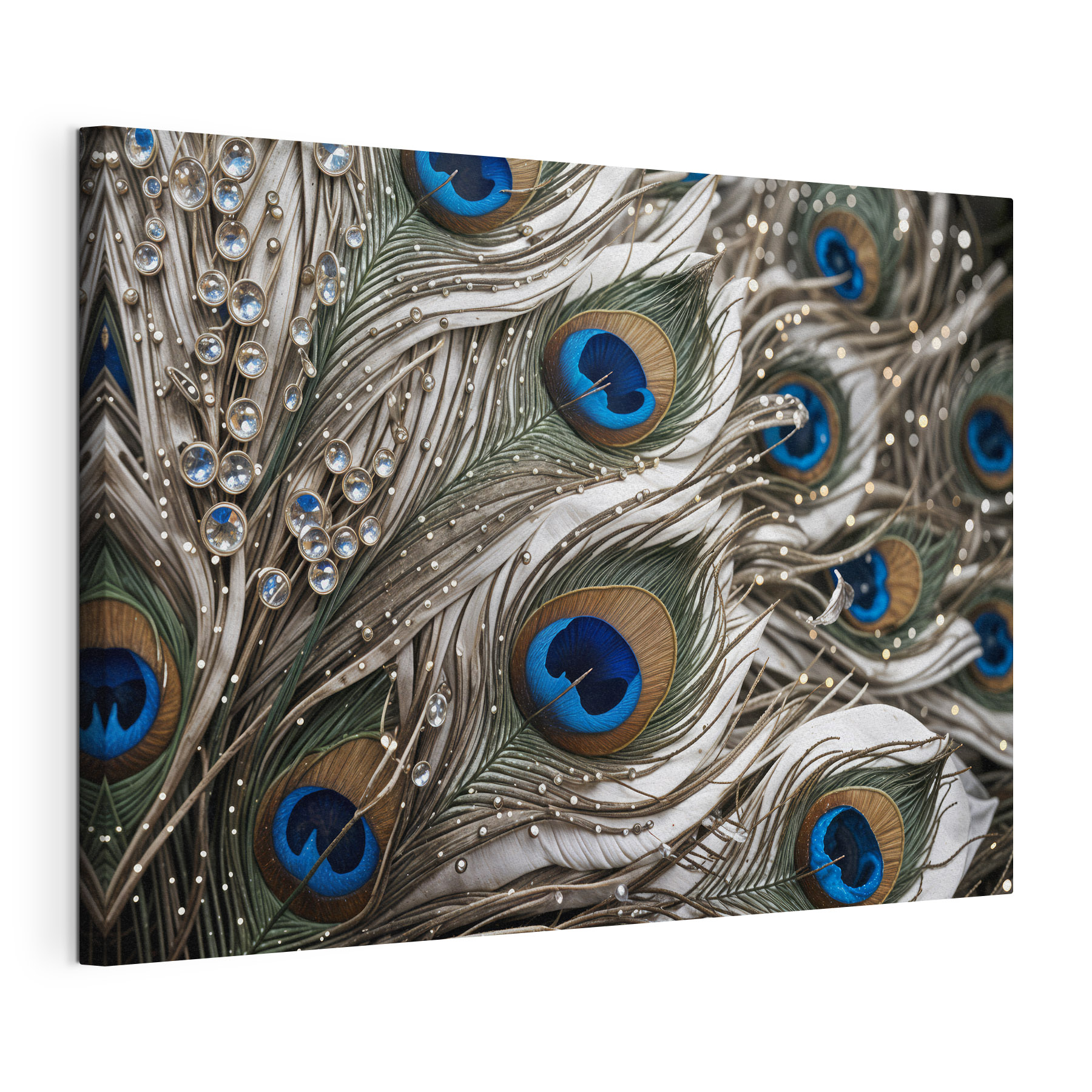 Intricate feathers with vibrant hues Intricate feathers with vibrant hues
