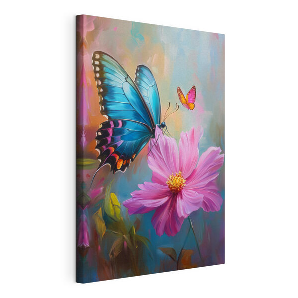 Cuadros Mariposa sobre una flor (SKU: s41620) Cuadros Cuadros Mariposa sobre una flor (SKU: s41620)