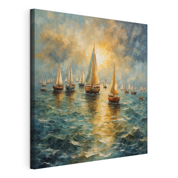 Cuadros Cuadro de barcos en el agua (SKU: s42264) Cuadros Cuadros Cuadro de barcos en el agua (SKU: s42264)