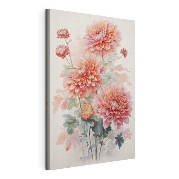 Cuadros Cuadros Preciosas flores en tonos suaves (SKU: s42416)