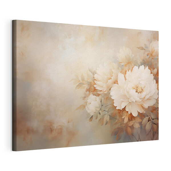 Cuadros Cuadros Pintura de flores en una pared (SKU: s42558)