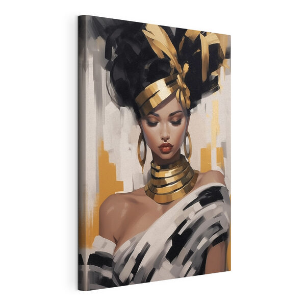 Belleza elegante con un atuendo llamativo Cuadros Belleza elegante con un atuendo llamativo