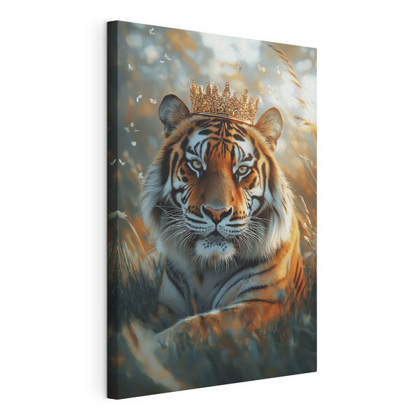 Cuadros Tigre con corona