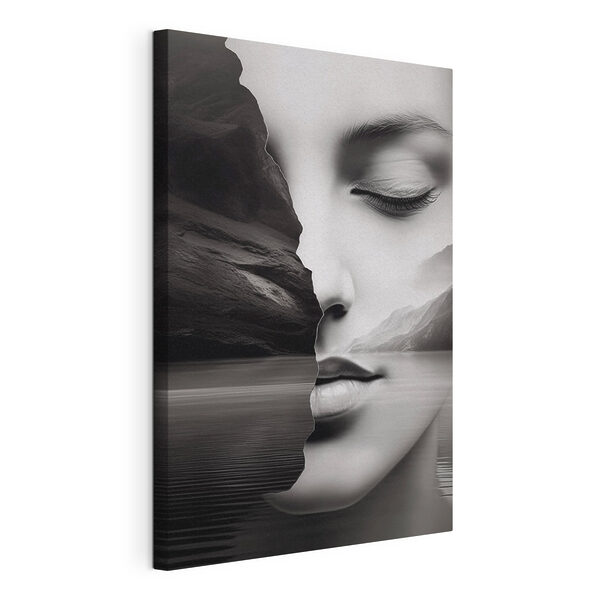 Cuadros El rostro de una mujer y la mitad de un rostro (SKU: s42953) Cuadros Cuadros El rostro de una mujer y la mitad de un rostro (SKU: s42953)