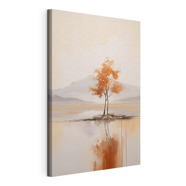 Cuadros Árbol en una isla rodeada de agua (SKU: s43147) Cuadros Cuadros Árbol en una isla rodeada de agua (SKU: s43147)