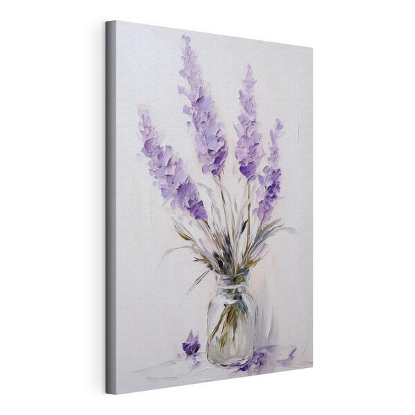 Cuadros Cuadro de flores moradas en un jarrón de cristal (SKU: s43344) Cuadros Cuadros Cuadro de flores moradas en un jarrón de cristal (SKU: s43344)